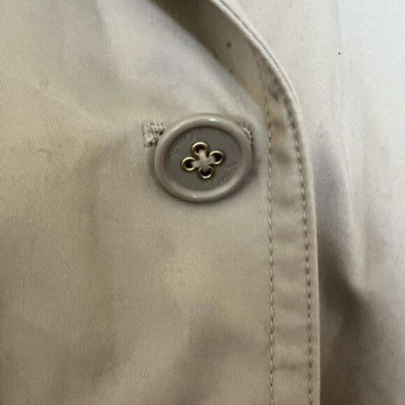 Tan coach pea coat small longer good condition warm - Picture 4 of 5